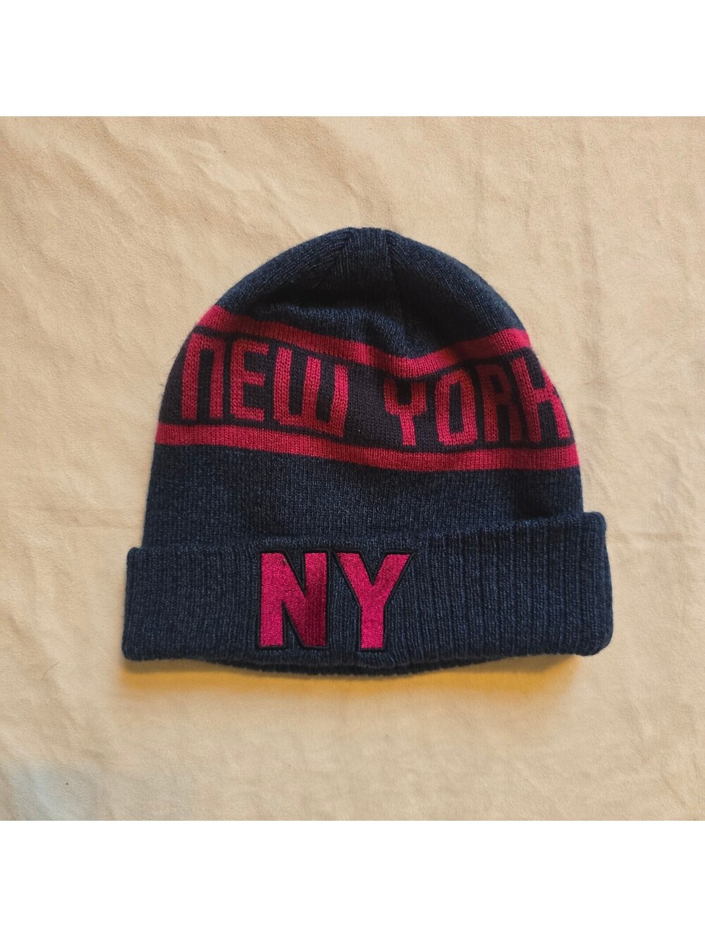 FR New York NY Knit Beanie Hat
